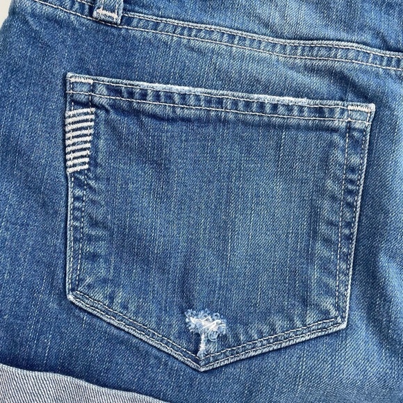 PAIGE Women's Jimmy Jimmy Shorts, Finnick Destructed Denim Shorts Size 28 - Picture 6 of 11